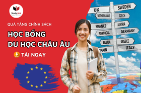 Quà tặng danh sách học bổng du học châu âu