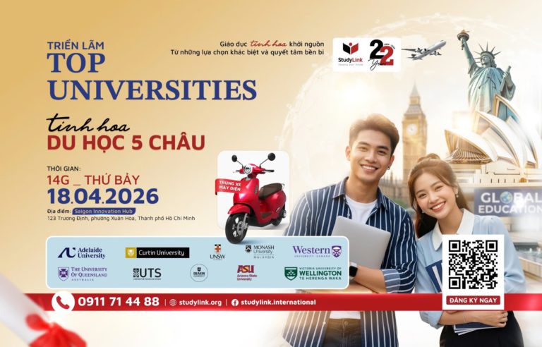 Top universities 2026 – tinh hoa du học 5 châu